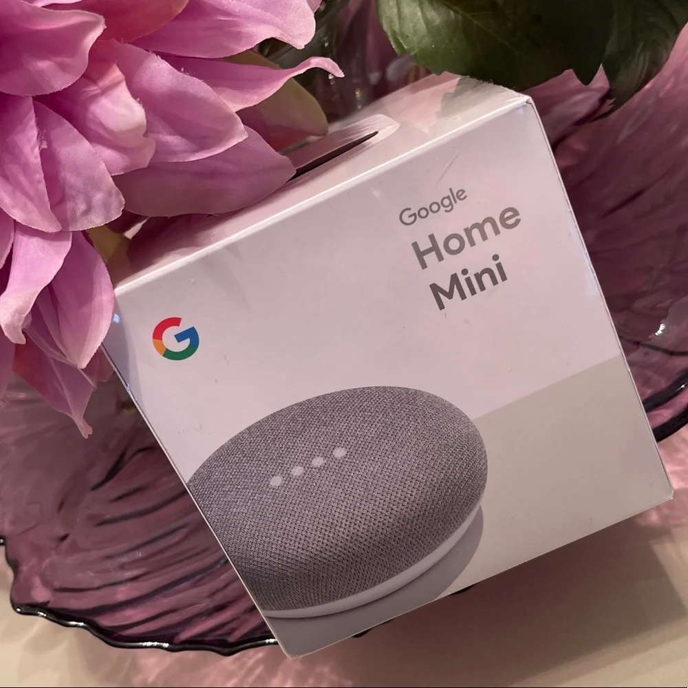 Google Home Mini (1st Generation) Smart Speaker w/Google Assistant. Sealed-new.